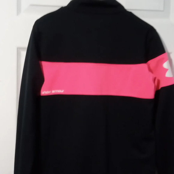 Black and Pink Zip-Up Jacket - Picture 4 of 5
